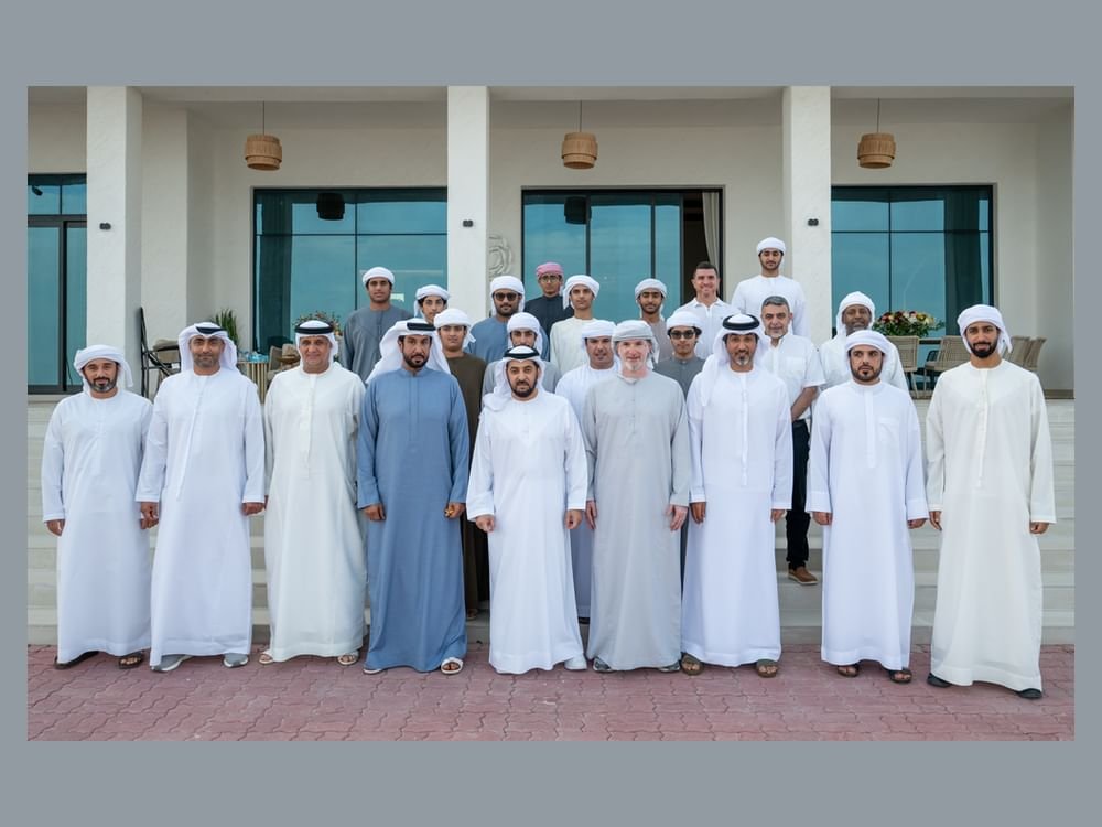 حمدان بن زايد يزور مبارك سهيل اليبهوني بمنزله في مدينة السلع 1 حمدان بن زايد يزور مبارك سهيل اليبهوني بمنزله في مدينة السلع