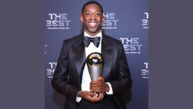 عثمان ديمبلي يفوز بجائزة "الأفضل" في العالم لعام 2025