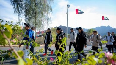 عجمان.. معسكر أجيال الشتوي يُنظّم مسيراً ميدانياً في مصفوت