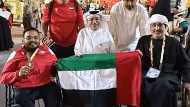 الإمارات تحرز أولى ميدالياتها في الألعاب البارالمبية الآسيوية للشباب