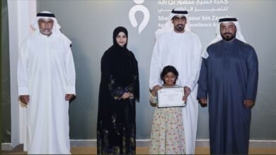 تتويج الفائزين بمسابقة أفضل الأوزان ضمن مهرجان الثروة الحيوانية بأبوظبي