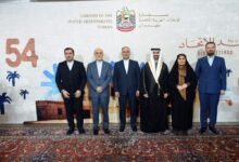 سفارة الدولة في طهران تحتفل بعيد الاتحاد الـ 54