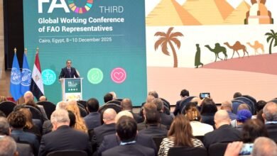 انطلاق المؤتمر العالمي الثالث للفاو بالقاهرة بمشاركة عربية ودولية