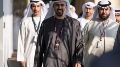 ذياب بن محمد بن زايد يشهد فعاليات اليوم الختامي من سباق جائزة الاتحاد للطيران الكبرى للفورمولا1