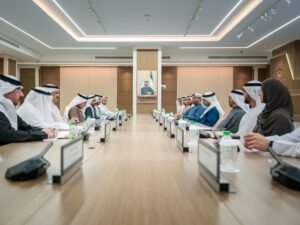 عبدالله بن زايد ووزير الخارجية البحريني يترأسان أعمال اللجنة المشتركة بين البلدين