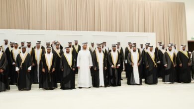 ولي عهد رأس الخيمة يحضر العرس الجماعي التاسع لهذا العام في الإمارة