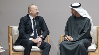 رئيس الدولة ورئيس أذربيجان يبحثان العلاقات الثنائية