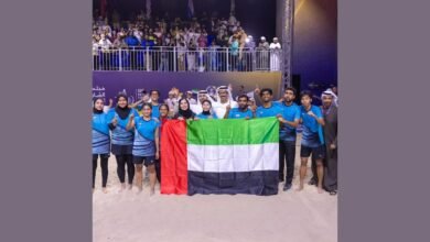 منتخب الإمارات بطل العالم للريشة الطائرة بالهواء الطلق