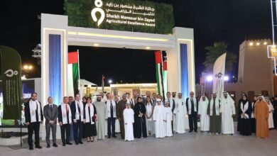 جناح "جائزة الشيخ منصور بن زايد للتميز الزراعي" بمهرجان الشيخ زايد يستضيف وفدا من السفراء المعتمدين لدى الدولة