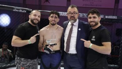 ‎جورج عيد يفوز بلقب النزال الرئيسي في " الطريق إلى أبوظبي" ضمن "محاربي الإمارات"