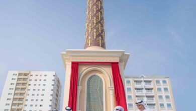 تزامناً مع احتفالات عيد الاتحاد الـ 54.. حاكم الشارقة يدشن مشروع ميدان الاستقلال 2 حاكم الشارقة