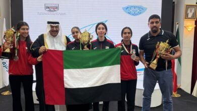 3 ميداليات لمنتخب الإمارات النسائي في البطولة العربية للشراع الحديث