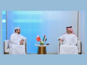 عمار بن حميد يستقبل قنصل عام البحرين