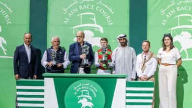 "نبراس" يتصدر الشوط الخامس والمهيري يحقق "ثنائية" في مضمار العين للفروسية