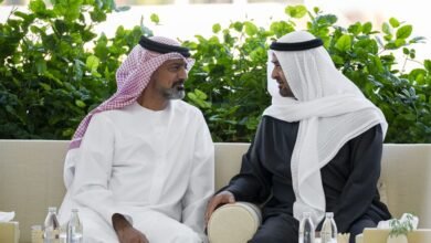 رئيس الدولة يستقبل ولي عهد عجمان