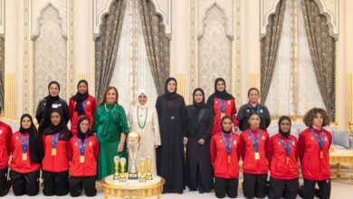 جواهر القاسمي تستقبل بطلات غرب آسيا للسيدات للكرة الطائرة