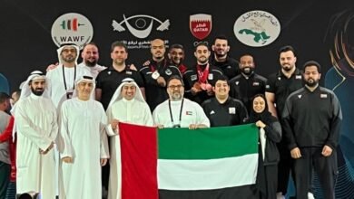 الإمارات ترفع رصيدها إلى 9 ميداليات في بطولات غرب آسيا للأثقال