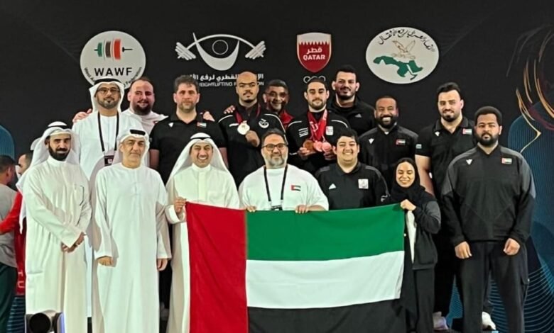 الإمارات ترفع رصيدها إلى 9 ميداليات في بطولات غرب آسيا للأثقال 11 الإمارات ترفع رصيدها إلى 9 ميداليات في بطولات غرب آسيا للأثقال