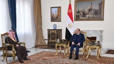 الرئيس المصري يستقبل وزير خارجية السعودية