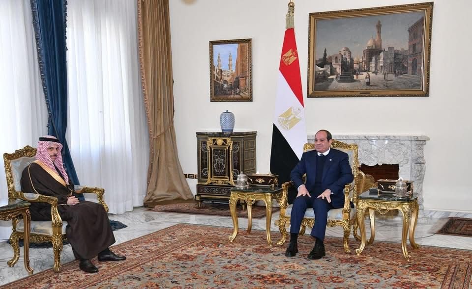 الرئيس المصري يستقبل وزير خارجية السعودية 1 الرئيس المصري يستقبل وزير خارجية السعودية
