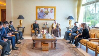 سعود بن صقر يستقبل السفير الصيني