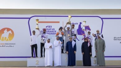 أحمد النعيمي يقود فرسان الإمارات للقبي بطولة المجموعة الإقليمية للقدرة