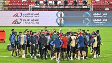 الجزيرة يلتقي الأهلي القطري غداً للمنافسة على "كأس التحدي"