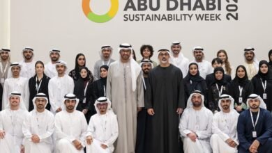 خالد بن محمد بن زايد يزور جناح منصة "شباب من أجل الاستدامة" ضمن فعاليات "أسبوع أبوظبي للاستدامة 2026"
