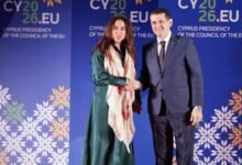 نيابةً عن رئيس الدولة.. لانا نسيبة تشارك في المراسم الافتتاحية لتولي قبرص رئاسة مجلس الاتحاد الأوروبي