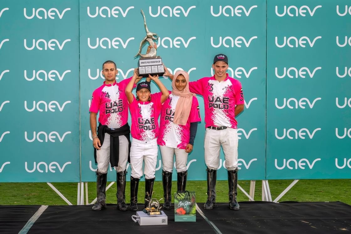 فريق الإمارات بطلا لكأس الاتحاد للبولو 2026 وبهنسالي وصيفا 1 فريق الإمارات بطلا لكأس الاتحاد للبولو 2026 وبهنسالي وصيفا