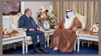 ولي عهد الفجيرة يستقبل سفيري الأردن وفلسطين