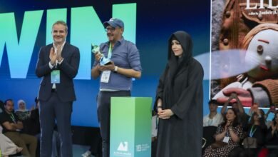 لطيفة بنت محمد تكرم المخرج زبير الجلاصي عن فيلمه "ليلي" الفائز بالجائزة الأكبر عالمياً للأفلام المولدة بالذكاء الاصطناعي بالتعاون مع Google Gemini