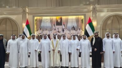 سالم بن سلطان القاسمي يحضر حفل استقبال بمناسبة زفاف سلطان محمد السلامي بالفجيرة