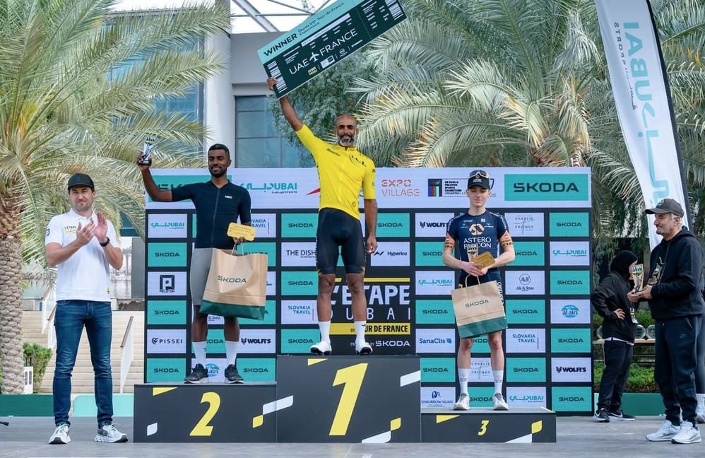 البلوشي وكارلسون يتوجان بلقبي سباق "لي تاب دبي" من طواف فرنسا 1 البلوشي وكارلسون يتوجان بلقبي سباق "لي تاب دبي" من طواف فرنسا