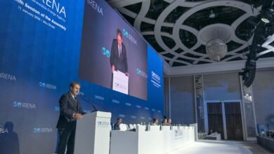 بمشاركة 139 دولة.. انطلاق أعمال الدورة الـ16 للجمعية العامة لـ"آيرينا" في أبوظبي 5 بمشاركة 139 دولة.. انطلاق أعمال الدورة الـ16 للجمعية العامة لـ"آيرينا" في أبوظبي