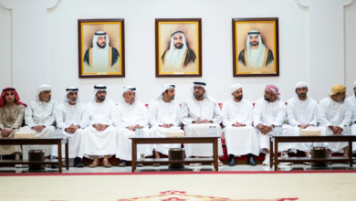 محمد بن حمدان بن زايد يُقدِّم واجب العزاء في وفاة خميس بطي الرميثي 4 محمد بن حمدان بن زايد يُقدِّم واجب العزاء في وفاة خميس بطي الرميثي