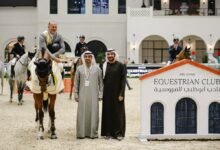 السوري شادي غريب يتصدر المنافسة الافتتاحية في كأس رئيس الدولة لقفز الحواجز