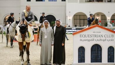 السوري شادي غريب يتصدر المنافسة الافتتاحية في كأس رئيس الدولة لقفز الحواجز 5 السوري شادي غريب يتصدر المنافسة الافتتاحية في كأس رئيس الدولة لقفز الحواجز