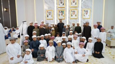 محمد بن سعود يفتتح مجلس منطقة إعسمة برأس الخيمة