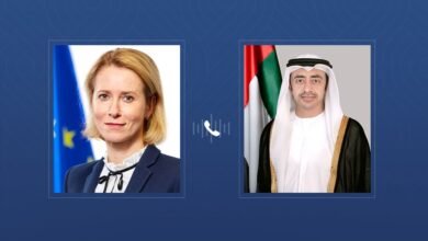 عبدالله بن زايد وكايا كالاس يبحثان هاتفيا التطورات الإقليمية 4 عبدالله بن زايد وكايا كالاس يبحثان هاتفيا التطورات الإقليمية