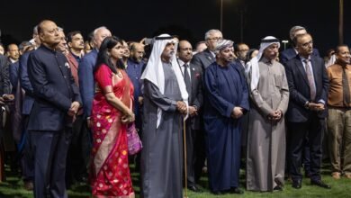 نهيان بن مبارك يحضر حفل السفارة الهندية بمناسبة يوم الجمهورية