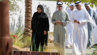 هزاع بن زايد يزور منتزه "الصاروج بارك" ويطلع على مرافقه الجديدة بعد عملية إعادة التطوير والتأهيل