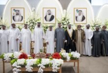 ذياب بن محمد بن زايد يحضر حفل استقبال بمناسبة زفاف ناصر النخيرة الشامسي