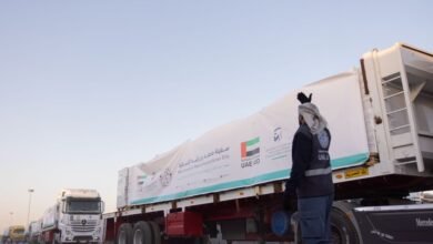 عملية "الفارس الشهم 3" تسيّر إلى غزة الدفعة الأولى من حمولة «سفينة محمد بن راشد الإنسانية»