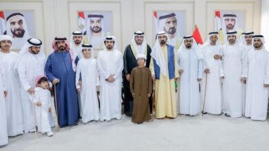 محمد بن راشد يحضر أفراح المقعودي والسبوسي