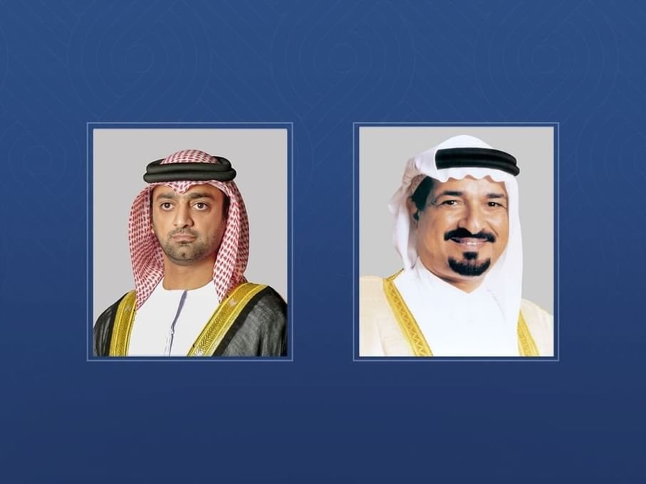 حاكم عجمان وولي عهده يعزيان ملك الأردن في وفاة رئيس الوزراء الأسبق 1 حاكم عجمان وولي عهده يعزيان ملك الأردن في وفاة رئيس الوزراء الأسبق