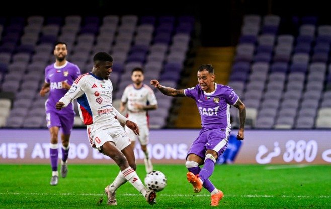 العين يحافظ على الصدارة بقهر الشارقة 1 العين يحافظ على الصدارة بقهر الشارقة