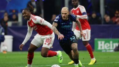 إنتر ميلان يسقط في عقر داره أمام أرسنال