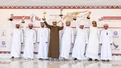 "البخت" و"رولكس" و"إس 73" تتصدر منافسات كأس رئيس الدولة للصيد بالصقور بيومه الـ3