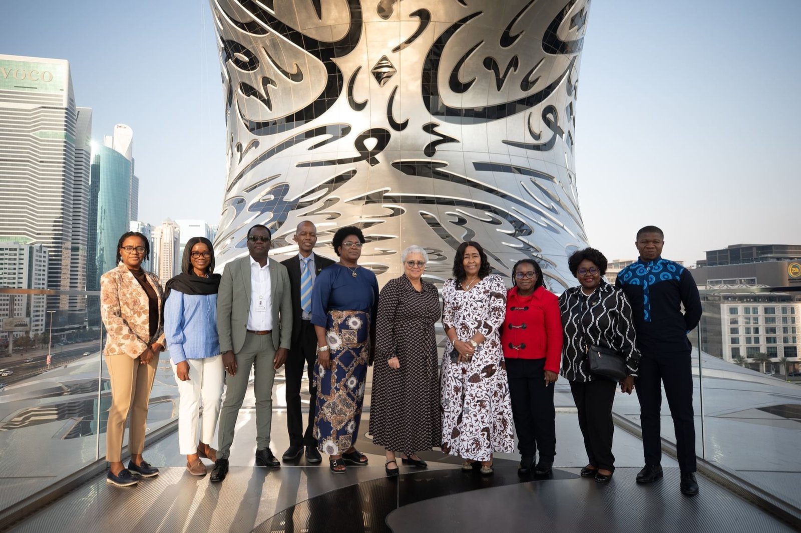 نائبة رئيس جمهورية ناميبيا تزور متحف المستقبل 1 نائبة رئيس جمهورية ناميبيا تزور متحف المستقبل